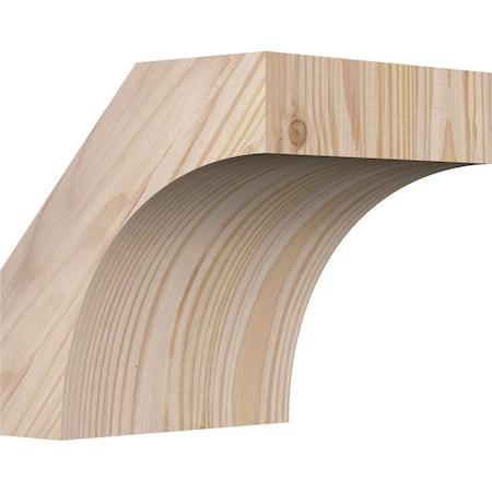 Ekena Millwork 5 1/2"W x 6"D x 6"H Westlake Smooth Knee Brace, Douglas Fir BRC06X06X06WTL00SDF